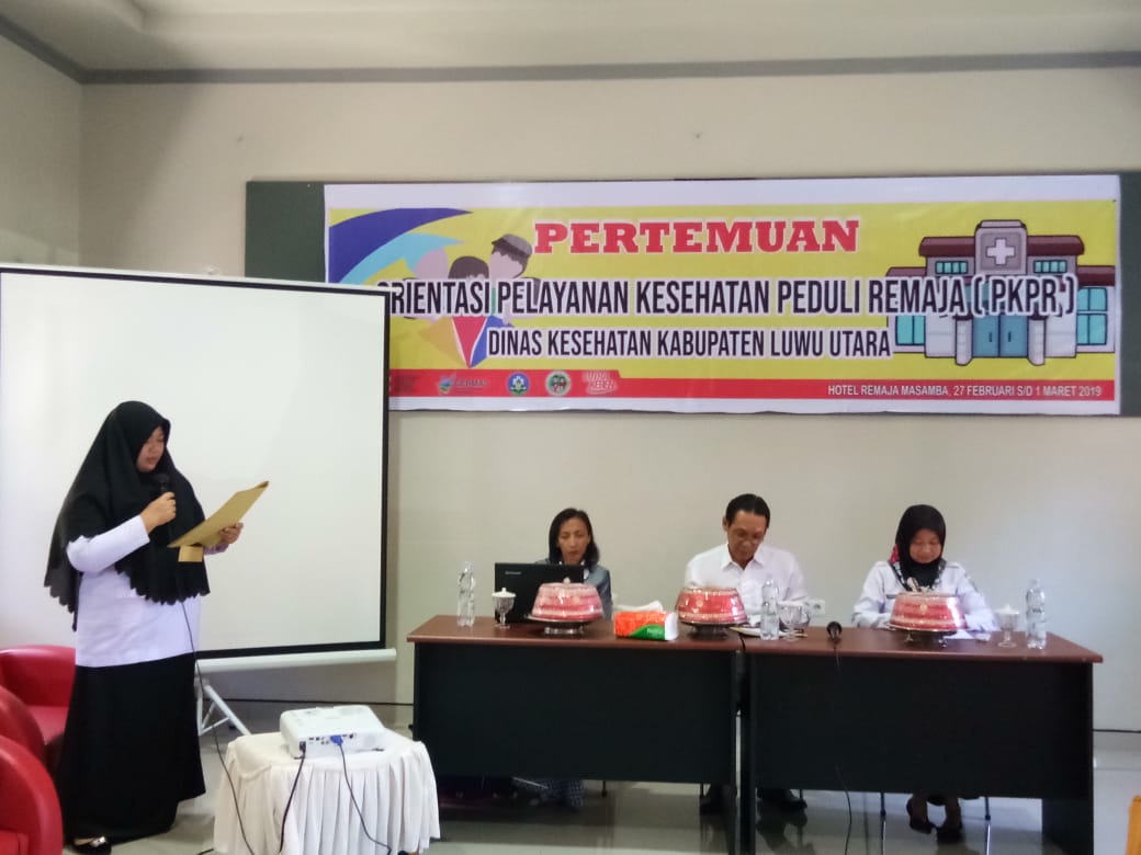 Dinas Kesehatan Luwu Utara Gelar Pertemuan Orientasi PKPR